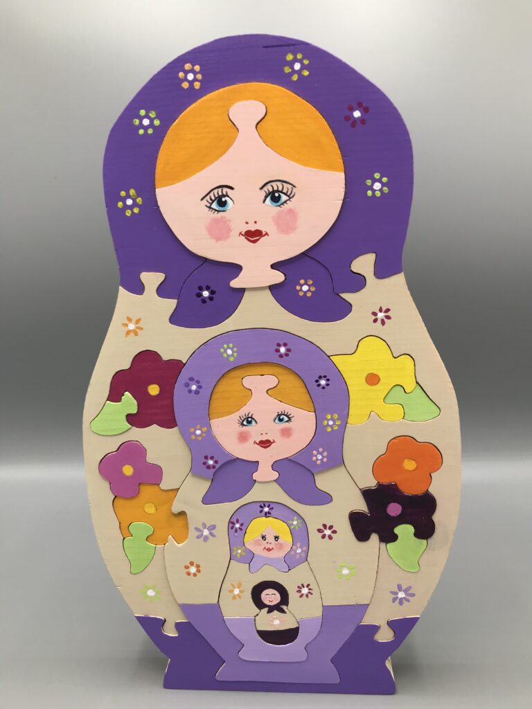 Poupée Russe fleuries