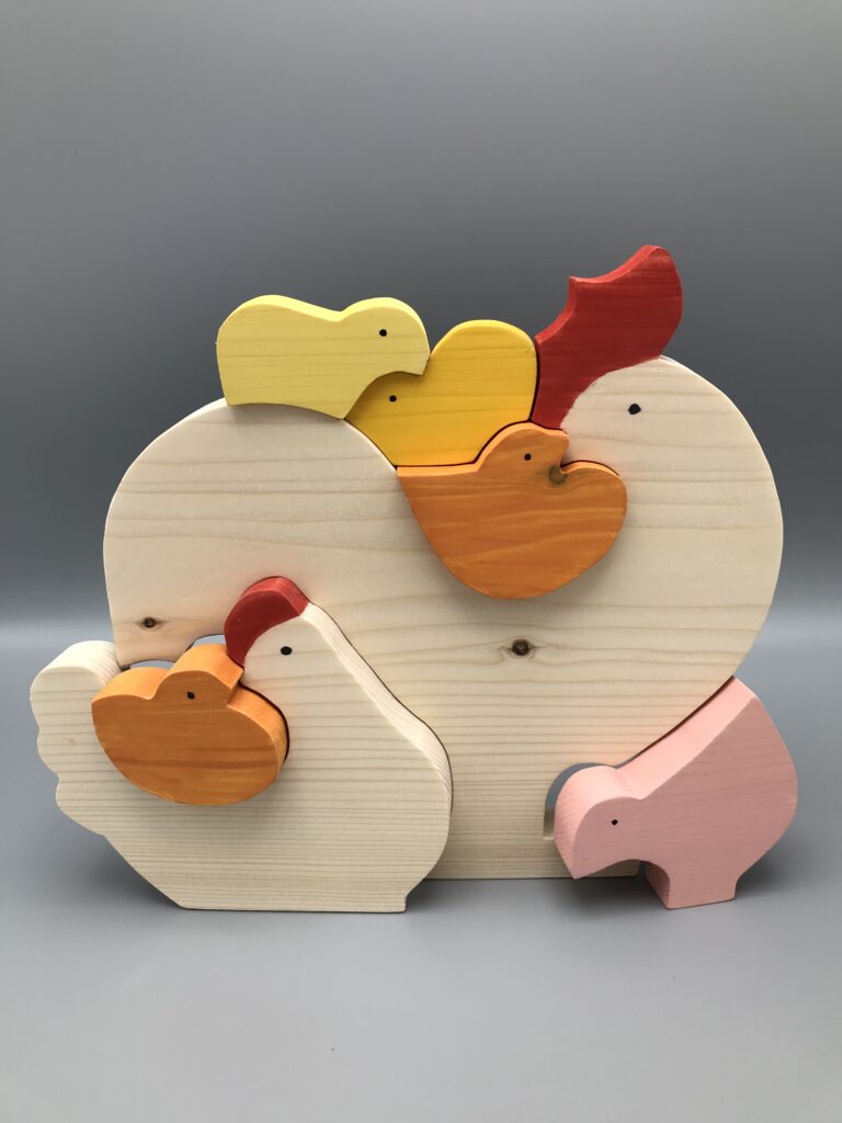 Poulette et ses poussins