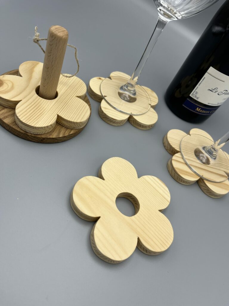 Fleur dessous de verre