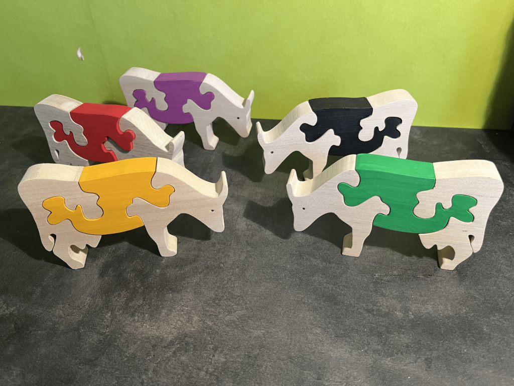 vaches couleurs