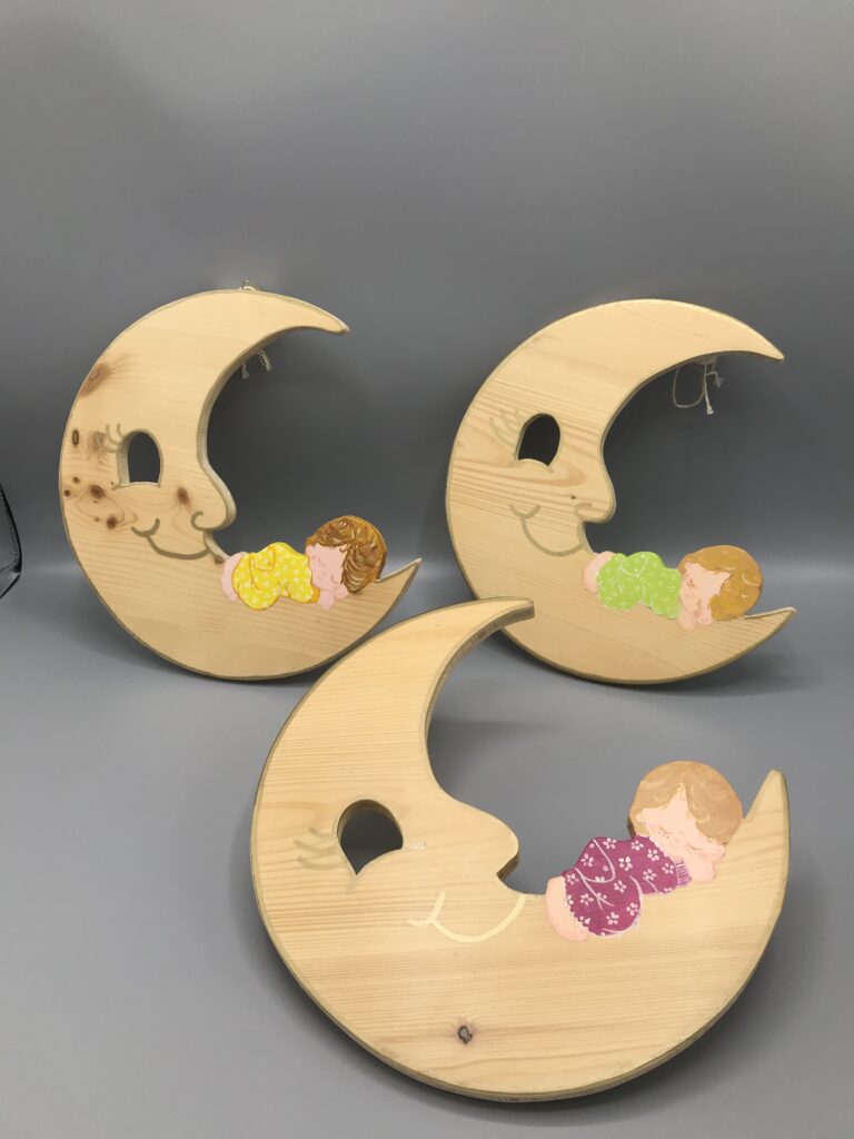 Lune à suspendre avec lumière